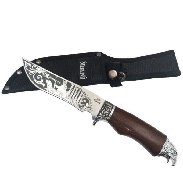 S. STERLING 29 cm Kahverengi Avcı Bıçağı - Görsel 2