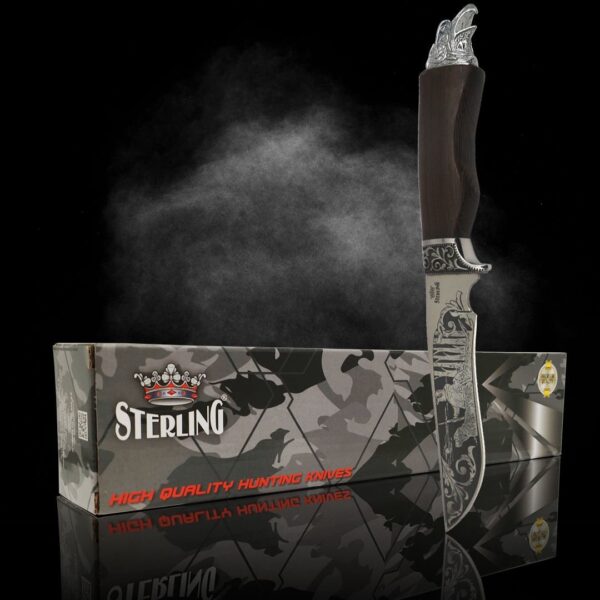 S. STERLING 29 cm Kahverengi Avcı Bıçağı - Görsel 3