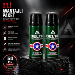 2 Adet Delta Biber Gazı Spreyi 50 ml