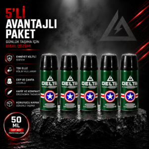 5 Adet Delta Biber Gazı Spreyi 50 ml